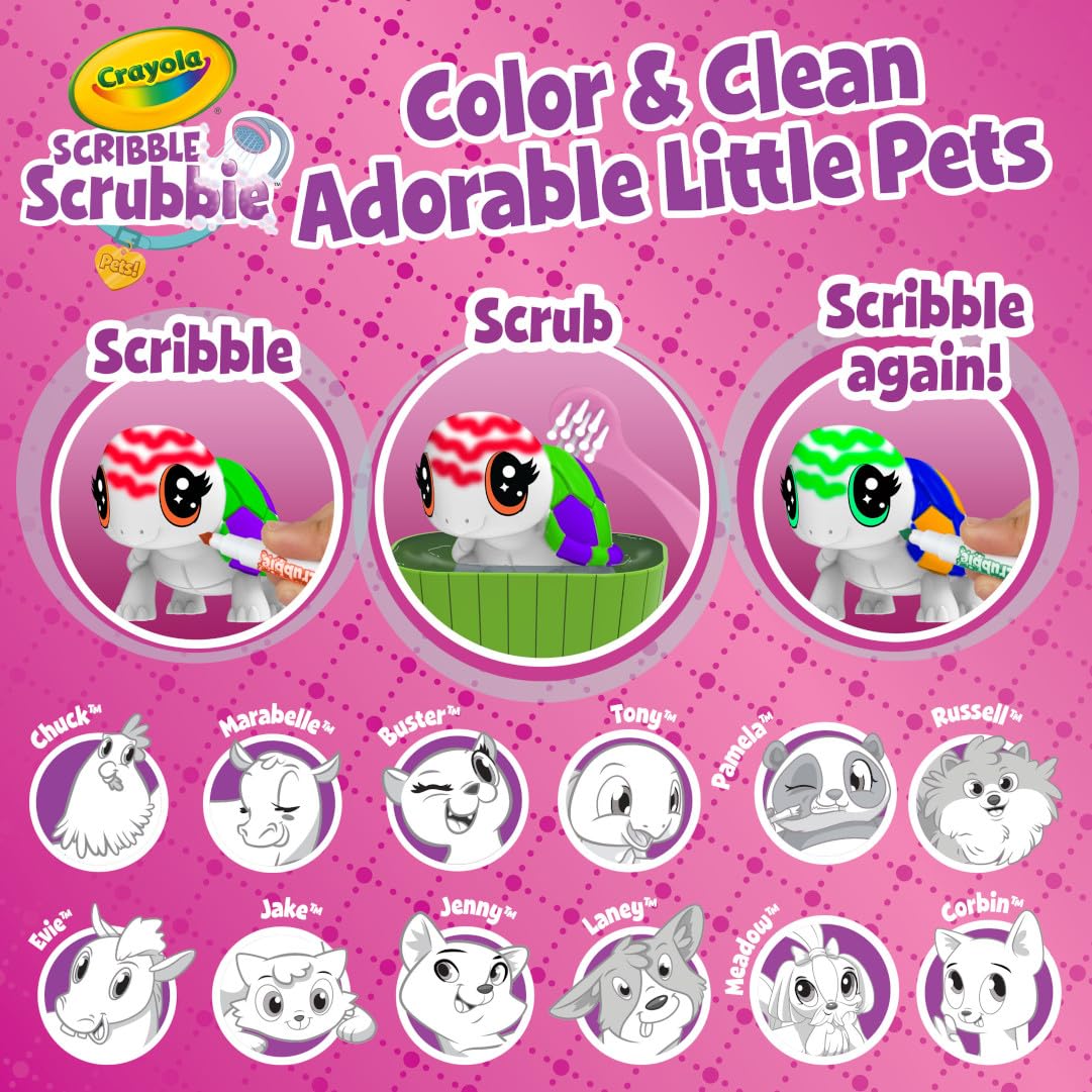 Crayola Scribble Scrubbie Pets Mega Set 2.0
