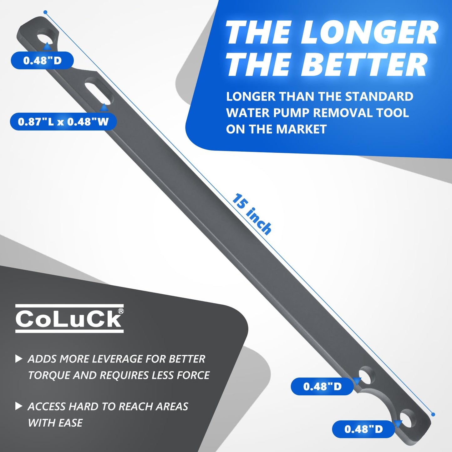 Fan Clutch Wrench Set,32mm & 36mm Wrench Fan Wrench,Water Pump Pulley Holder Removal Tool for BMW, Ford, GM, Dodge,Chevrolet,Jeep Fan Clutch Removal Kit,Water Pump Holder