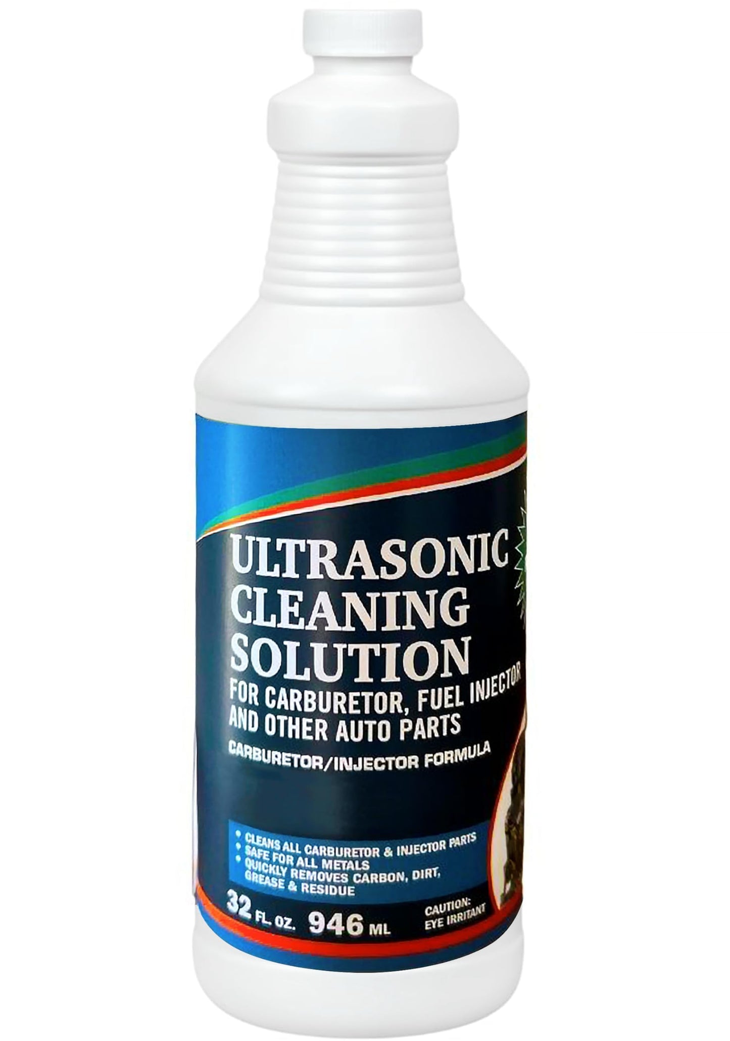Ultrasonic Cleaner Solution for Carburetors and Engine Parts, Ultrasonic Cleaning Solution and Washing Compound for Ultrasonic and Immersion Washers - Concentrated (32 Ounces)