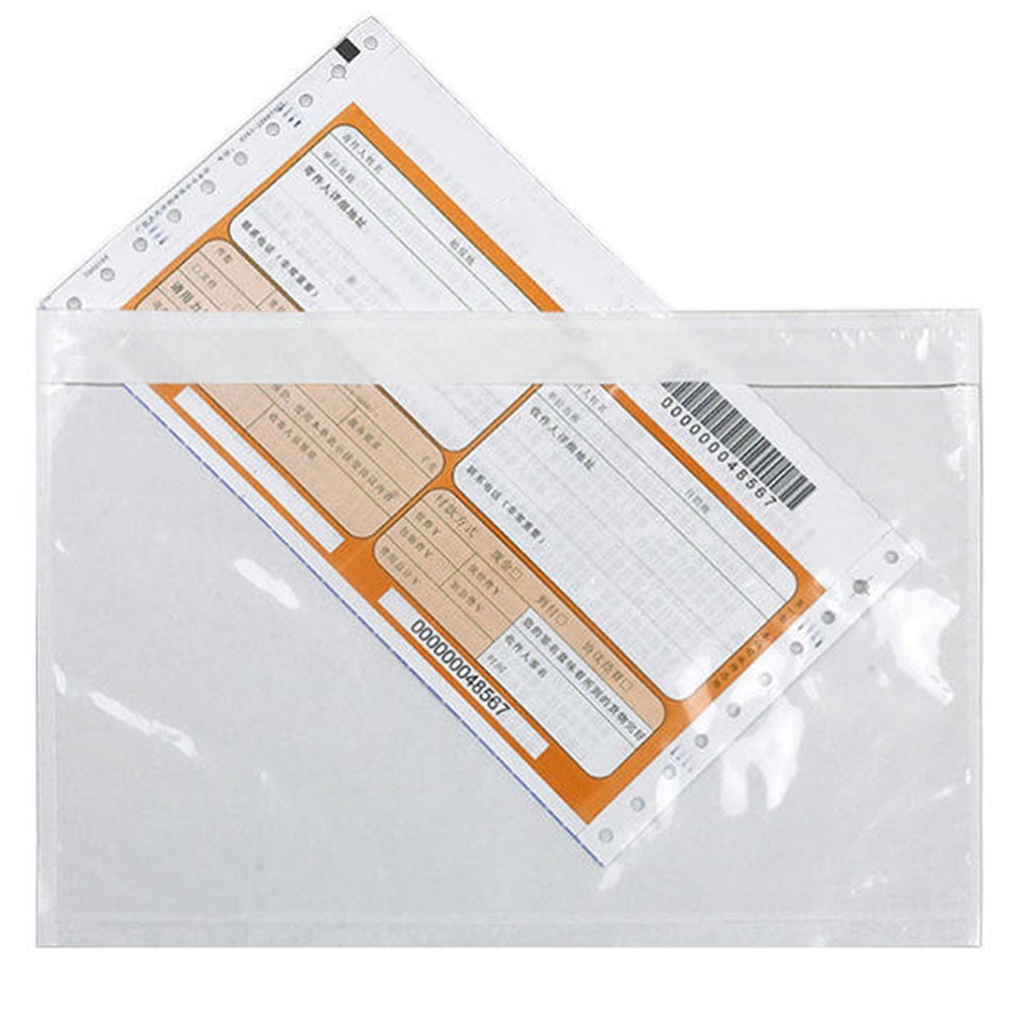 MBLABEL 500 Pcs 15.2x22.8cm (6x9in) Shipping Envelopes, Packing List Mailing Envelopes Clear Adhesive Shipping Label Sleeves Shipping Supplies for Small Businesses
