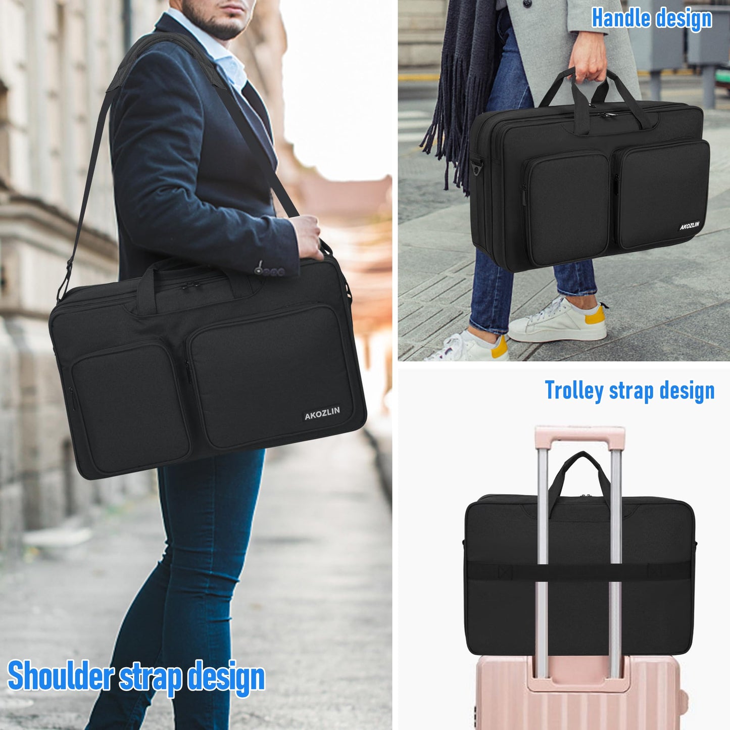 AKOZLIN Carry Case for Pioneer DJJ-FLX4 DJJ-REV1 DJJ-SB2 DJJ-SB3 DJ-400 DJJ-RB Controller Portable DJ Controller Carry Bag Double Layer Controller Travel Bag 21.3"×12.6"×5.5" Black