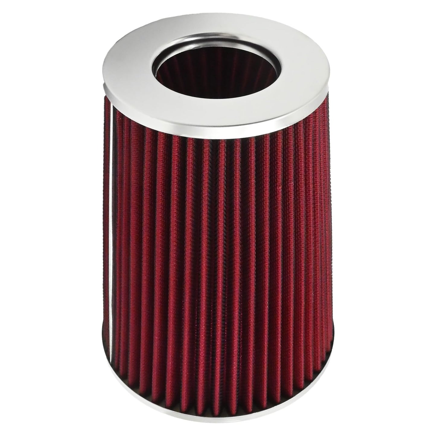 Anxingo 4-Inch 102 MM Inlet Round Taper Cone Air Filter Cleaner, Washable Reusable for Car and Motorcycle