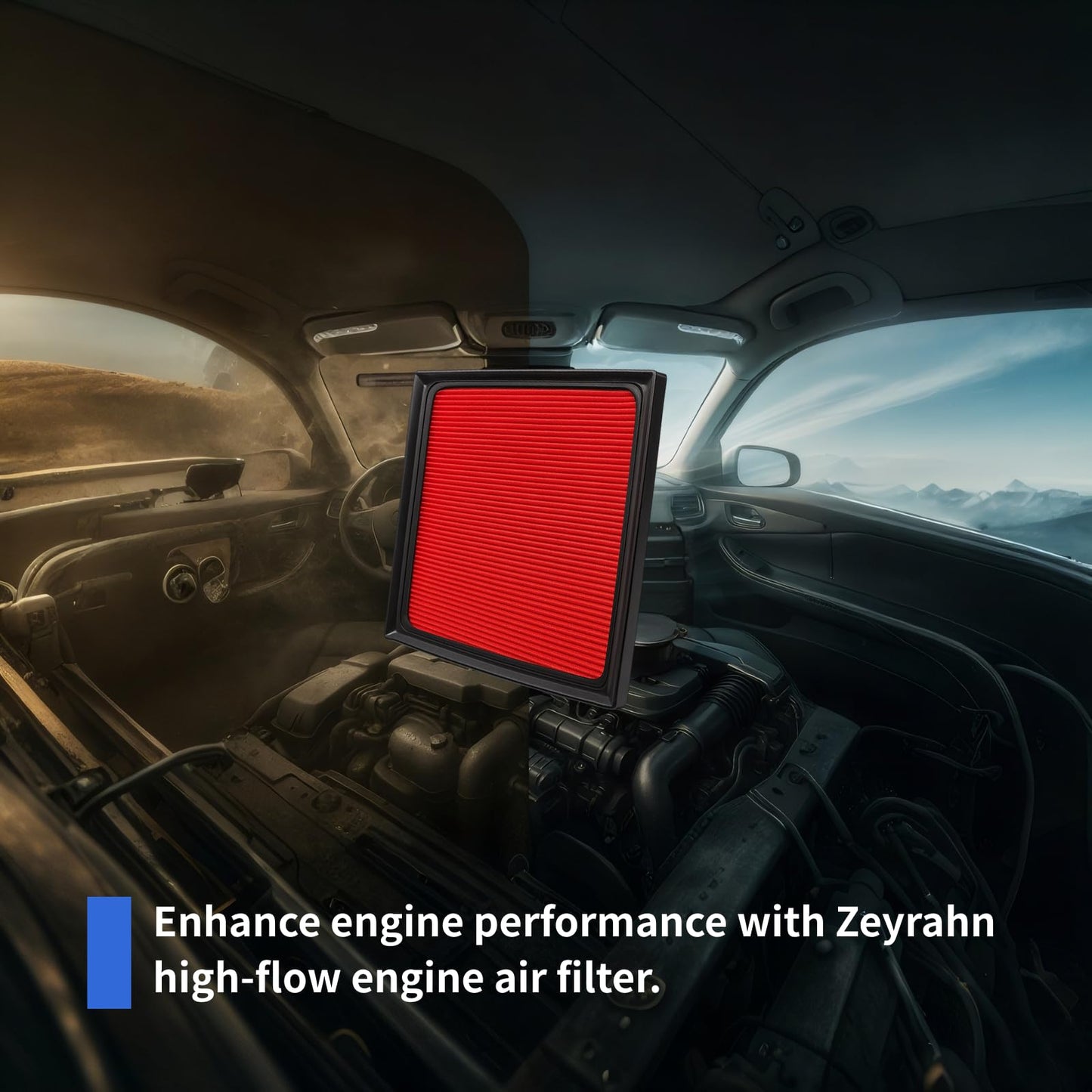 Zeyrahn Cabin & Engine Air Filter Kit for Subaru Crosstrek 2024-2025, Impreza 2024-2025