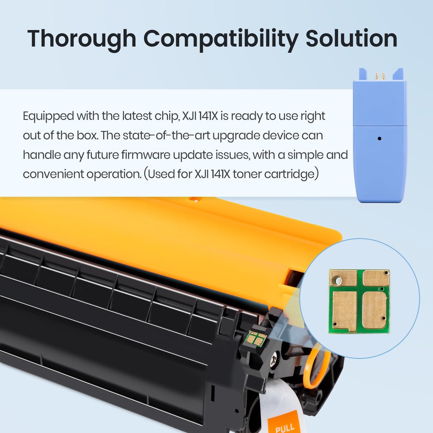 XJI 141X Toner Cartridges with Chip Compatible Replacement for HP 141A Black LaserJet Toner Cartridge W1410A 141X W1410X Ink, for Laser Jet M110w MFP M139w M140w Printer Black 2 Pack