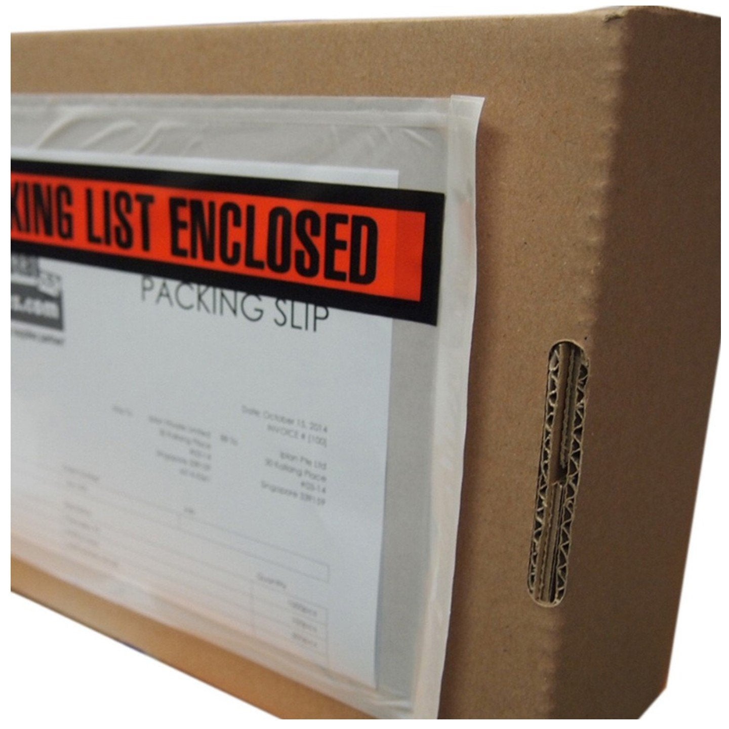 Sales4Less Packing List Envelopes 7.5" X 5.5" Pouches Invoice Enclosed Adhesive Bags Pack of 1000
