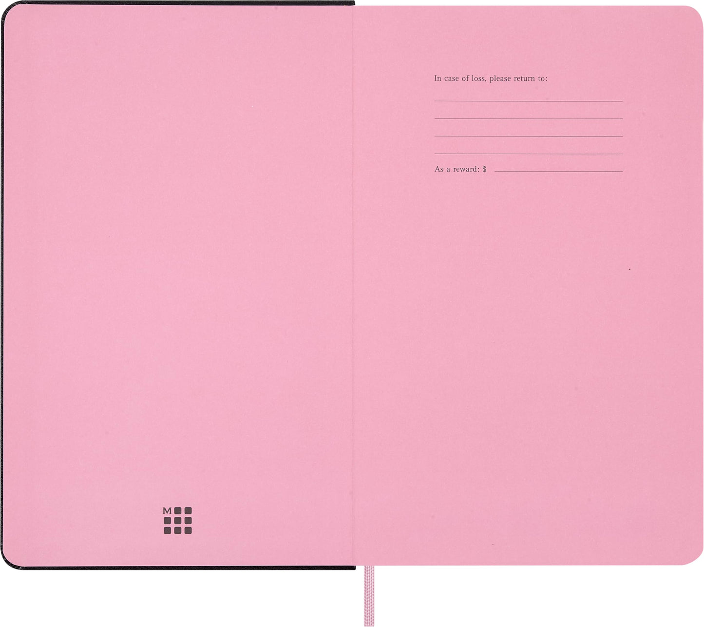 Moleskine x BLACKPINK Limited Edition Notebook, Hard Cover, Large (5" x 8.25") Ruled/Lined, Black, 240 Pages