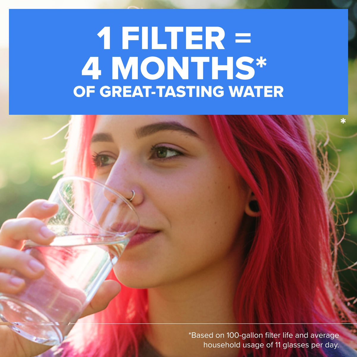Brita Tap Water Purifier Filter System, Filter Change Reminder, Fits Standard Faucets Only, Complete, White