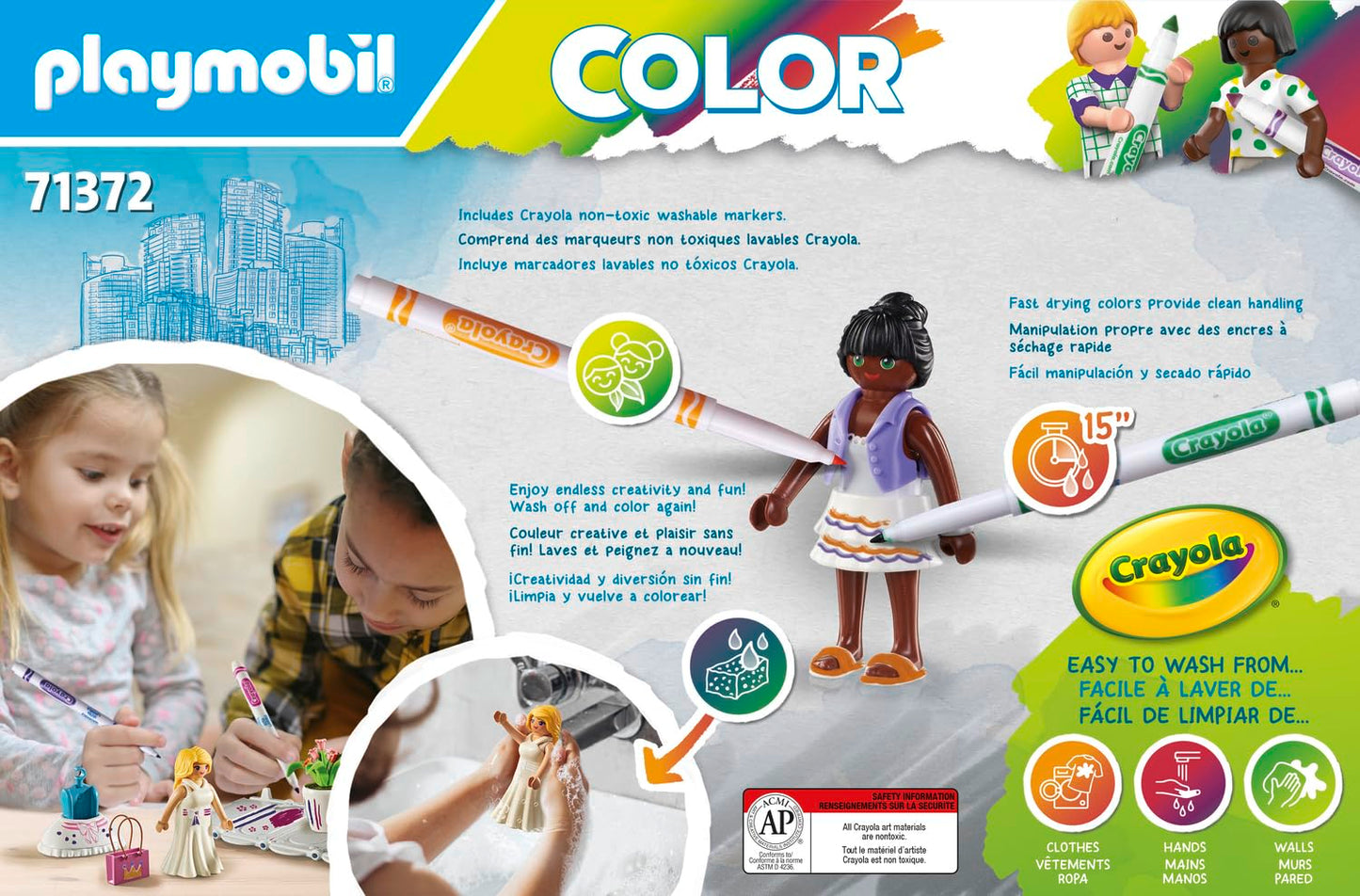 PLAYMOBIL Color with Crayola: Fashion Boutique