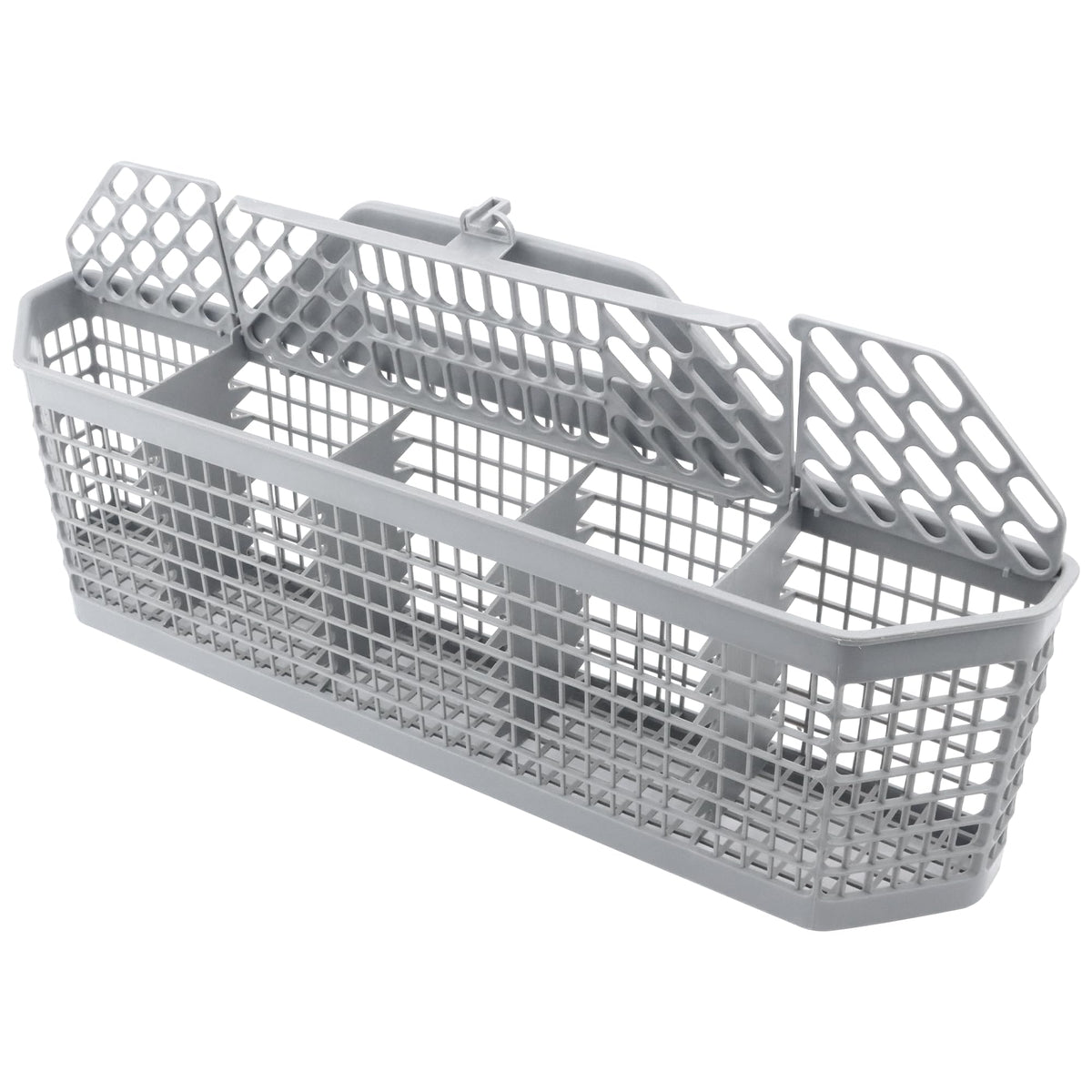 GE Dishwasher Silverware Basket WD28X10128 - 19.7"x3.8"x8.4" - Compatible With WD28X10127 WD28X10131 WD28X10132 1088673 AP3772889 PS959351 AH959351 - Grey, Food Grade