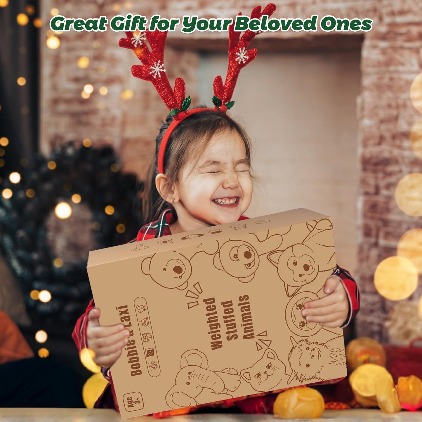 Bobbie & Laxi 27" & 4.5 lbs Sloth Weighted Stuffed Animals, Cuddly & Soft Kids' Plush Toy Pillows for Companion, Large Plushies with Removable Ceramsite Bag, Gifts for Adults, Kids, Boys and Girls