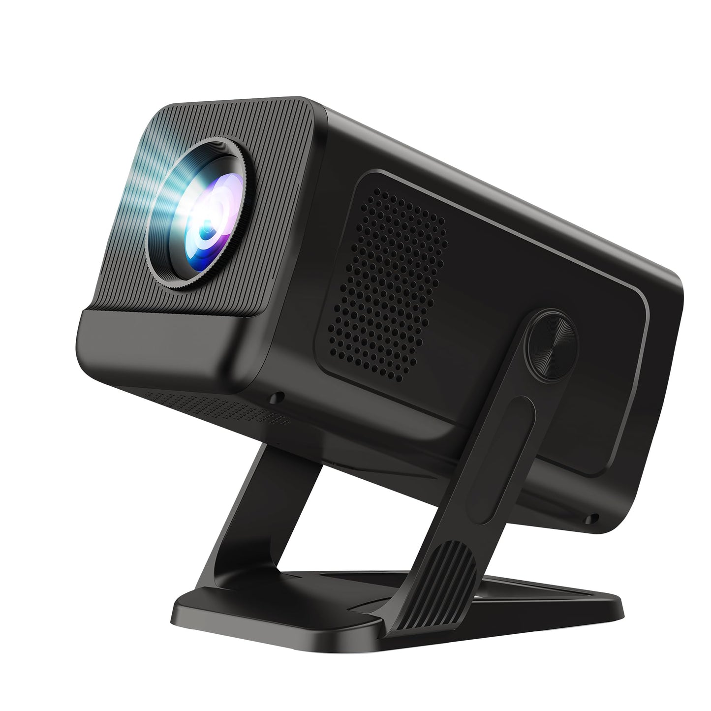 Mini Portable Projector Projecteur Portatif for Bedroom with WiFi and Bluetooth 1080P 4K Support Smart Android 14 OS Auto Keystone Compatible with Netflix, YouTube, Prime Video WEMI X1
