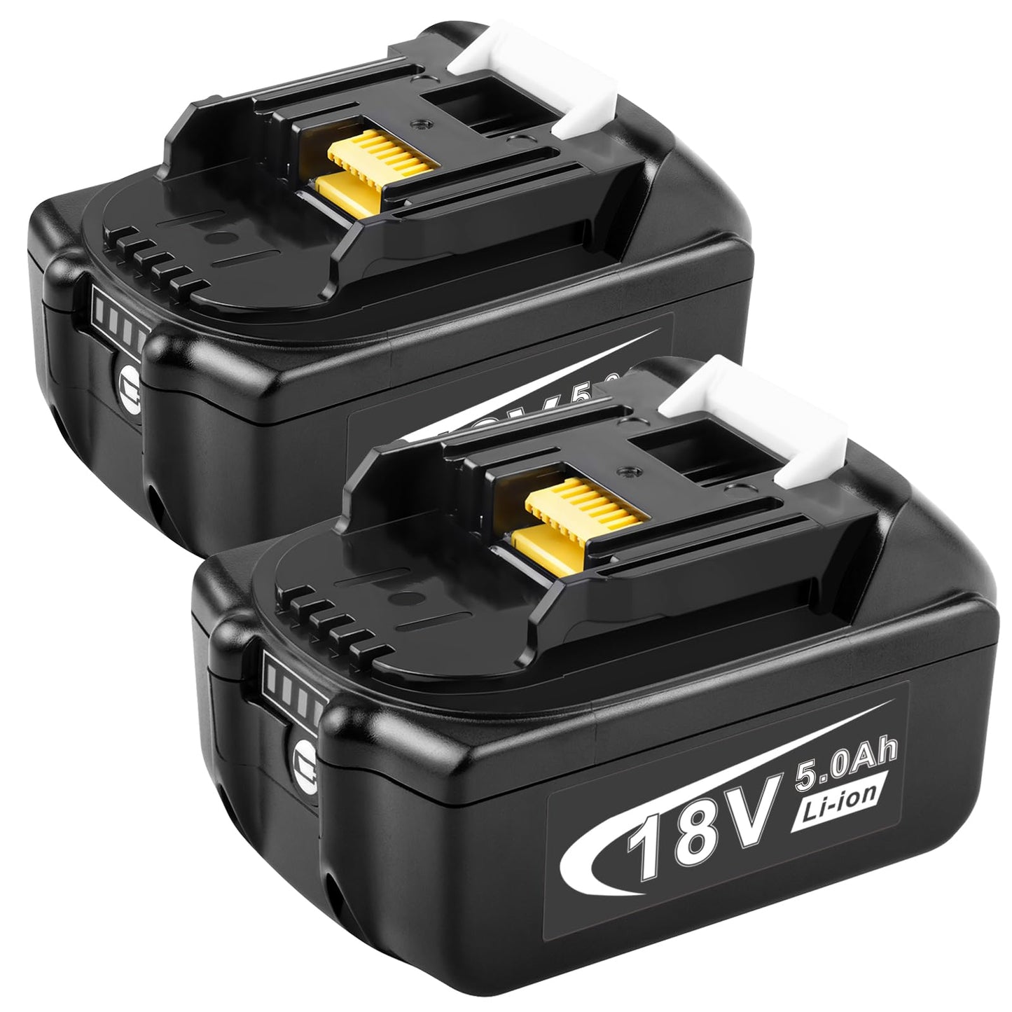 TREE.NB 18V 5Ah BL1850 Battery Replacement for Makita 18V Battery BL1830 BL1840 BL1860 BL1845 BL1815 BL1820 BL1860B 18V Batteries Compatible with Makita 18V Cordless Tools (2Pack)