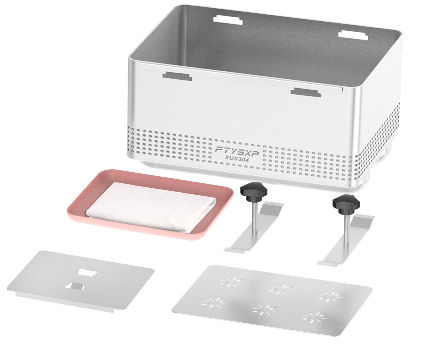 Tofu Press -304 Stainless Steel Cheese Press, Paneer Make and Vegetarian Tofu Press, Heavy Pressure Adjustable,BPA Free, Dishwasher Safe for tofu Maker and ham Press,Meat Pressing (XL)