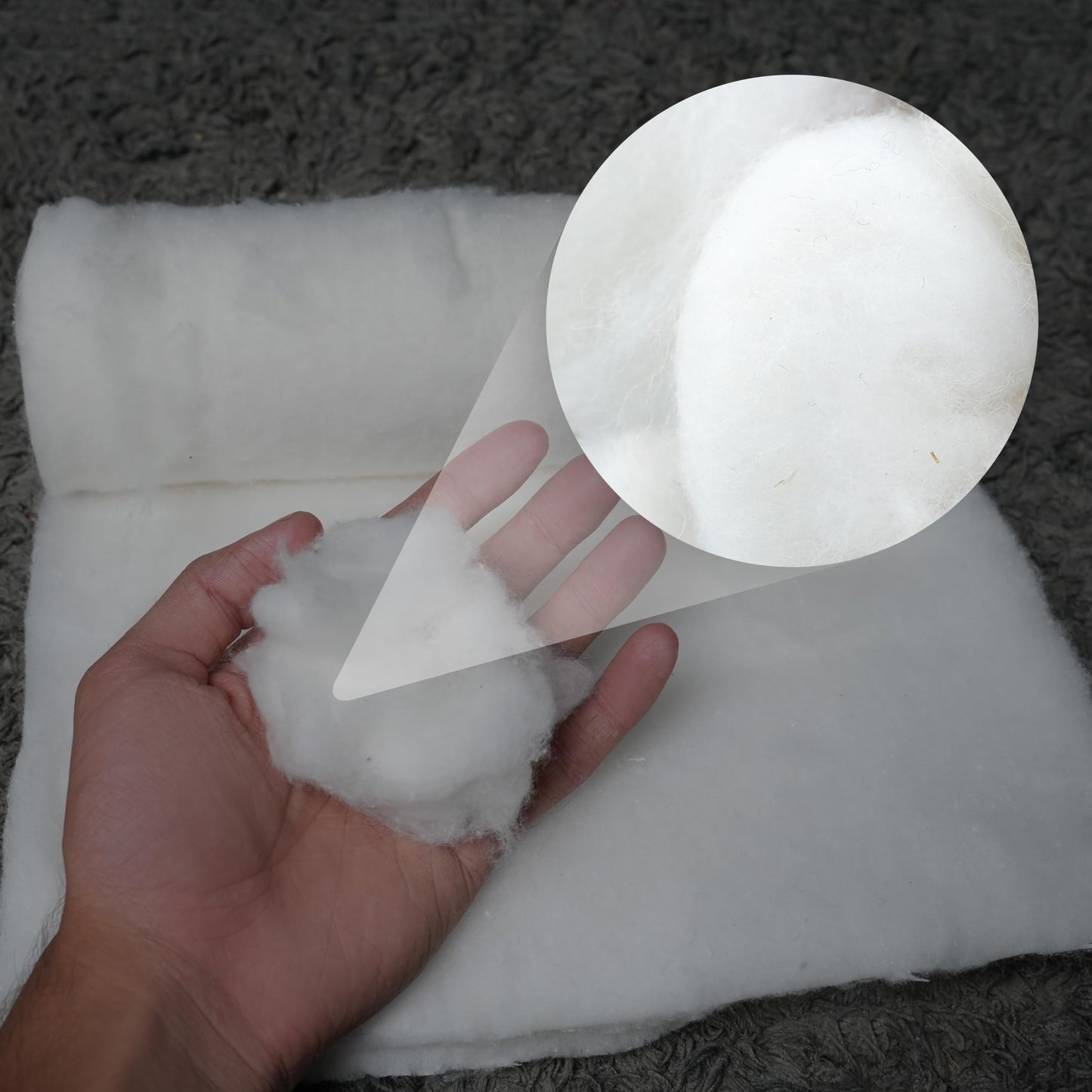 Pure Cotton Roll Cotton Undercast Padding Roll Soft and Absorbent Cotton Makeup Remover in an Easy to Tear & Use Roll White Cotton roll for Art Projects (500 Gram)