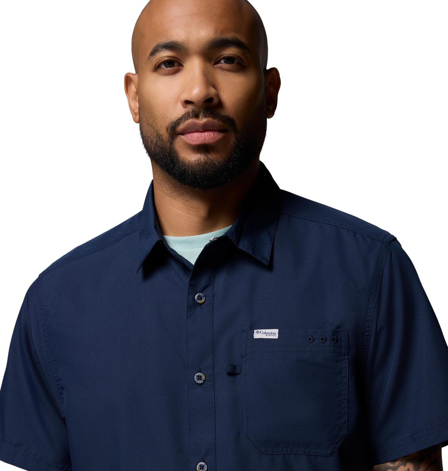 Columbia Men's Slack Tide Camp Shirt, Collegiate Navy, X-Large