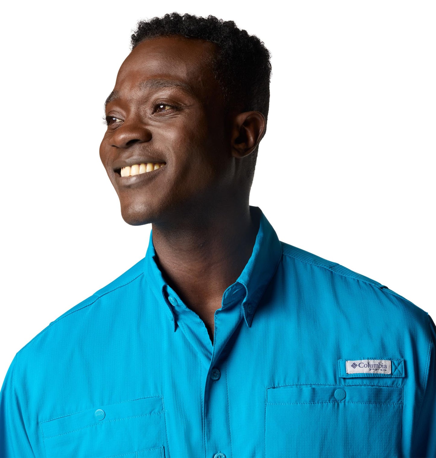 Columbia Men's PFG Tamiami II Short Sleeve Shirt, Blue Echo, 2X Tall