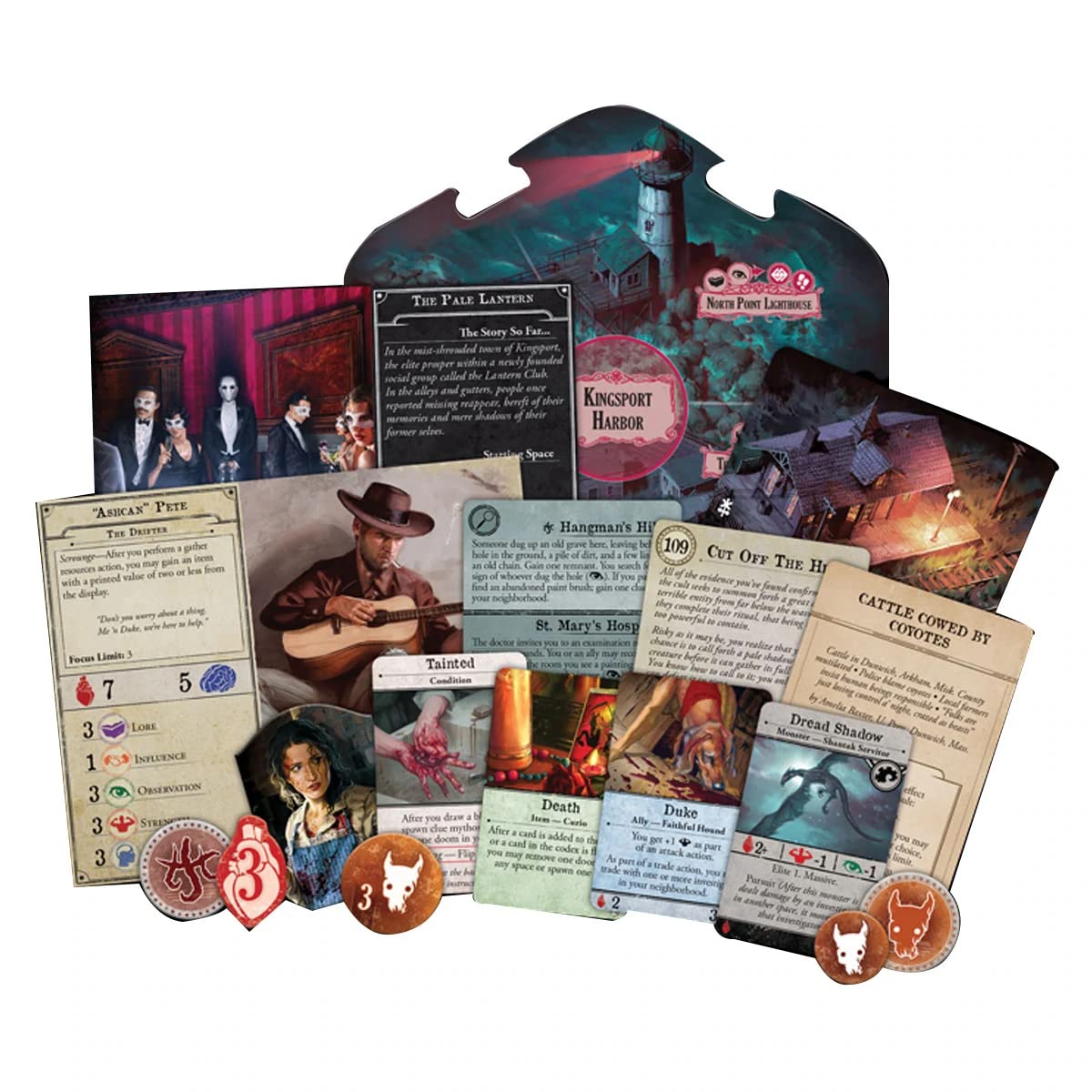 Arkham Horror Third Edition: Under Dark Waves – A Board Game Expansion by Fantasy Flight Games – Board Games for Family 120-180 Mins of Gameplay – for Teens and Adults Ages 14+ - English Version