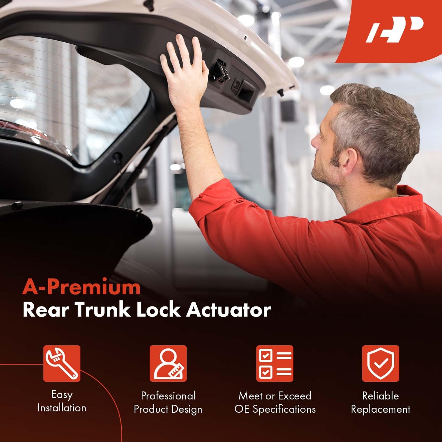 A-Premium Trunk Latch Tailgate Lock Actuator Compatible with Hyundai Santa Fe 2013-2018, Fe Sport 2015-2018, Fe XL 2013-2019 & Kia Sedona 2016-2021, Sorento 2014-2015, Replace# 812303Z000, 81230-3Z000
