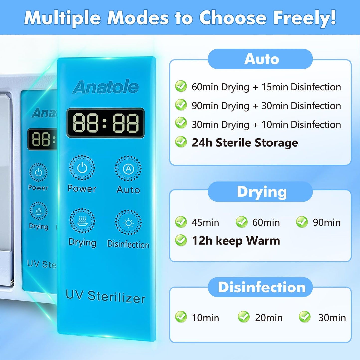 Anatole Nail Tool Machine 10L 160W