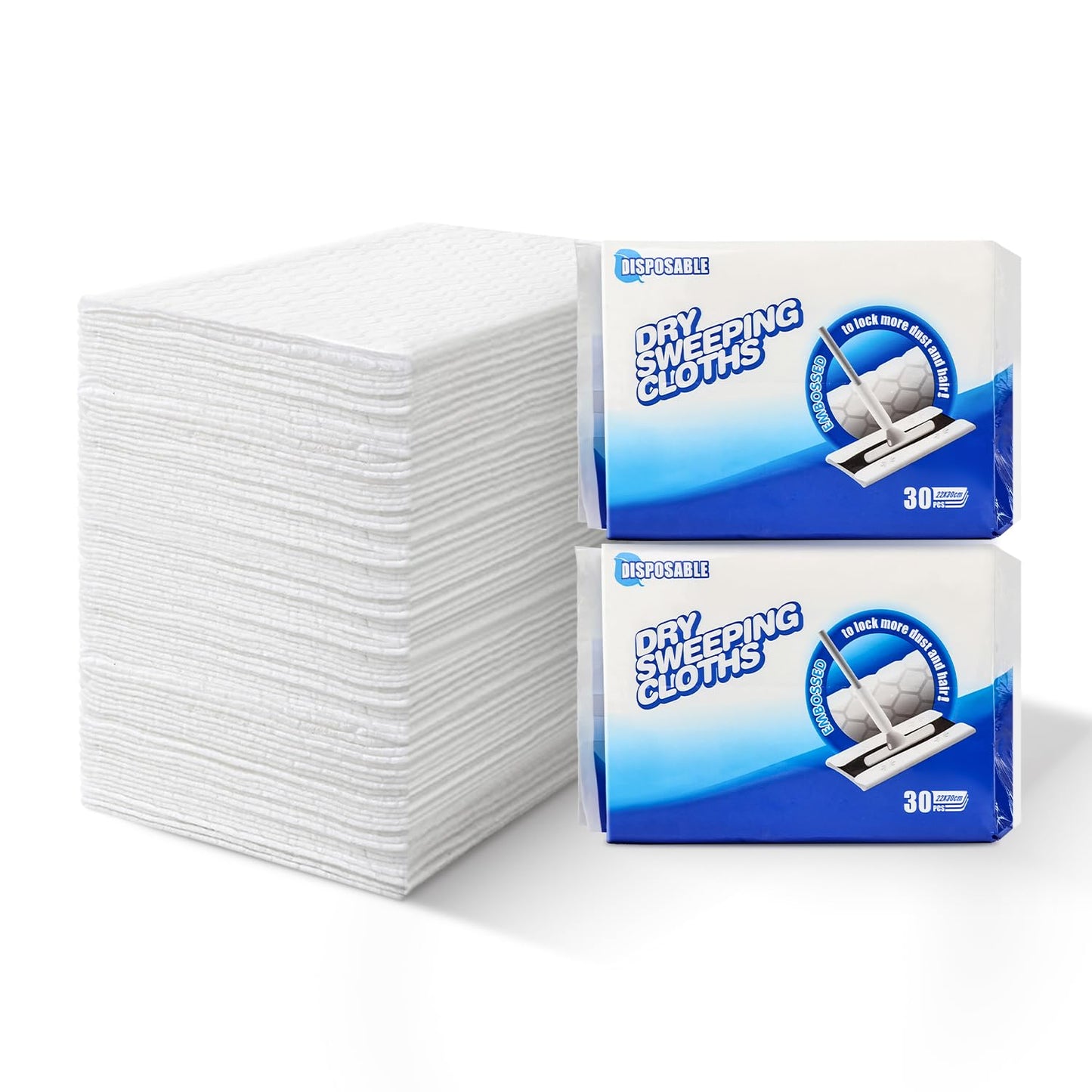 Jebblas Dry Dusting Cloths Disposable Dust Mop Dry Duster Mop,Dust Cloth, 240 Count