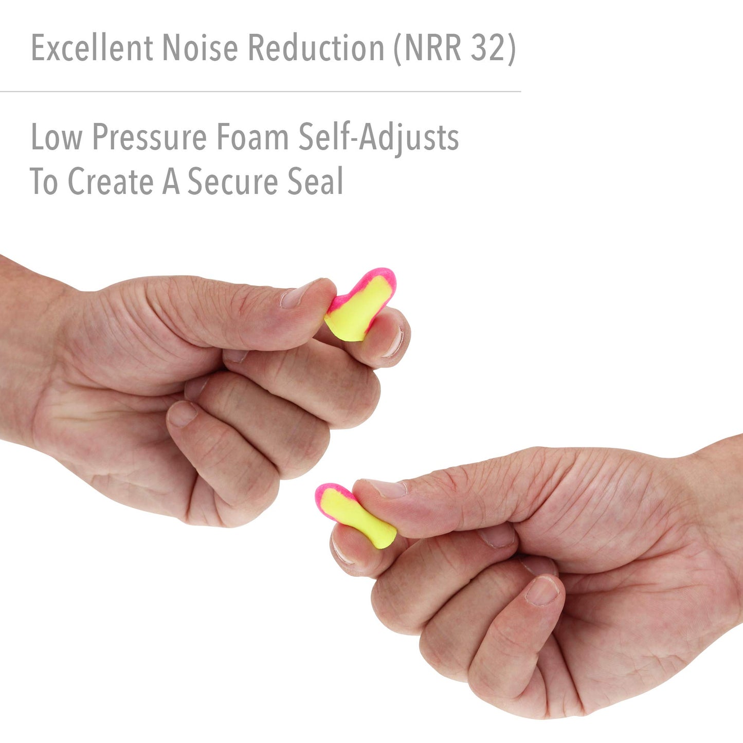 Honeywell Home Howard Leight by Laser Lite High Visibility Disposable Foam Earplug Refill for Leight Source 500 Dispenser, 500 Pairs (LL-1-D), Magenta/Yellow