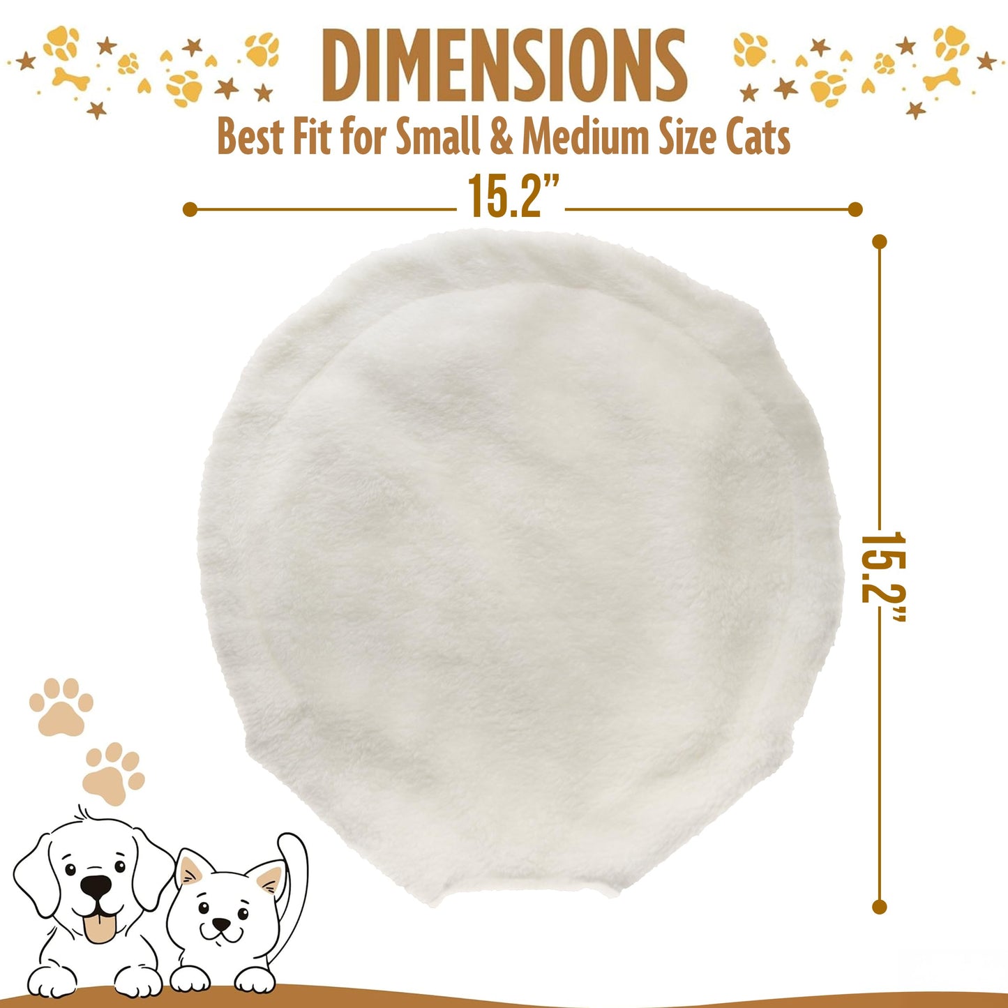 EVOMOTIVE Deskside Dreamer - Cat Desk Perch, [+ Catnip Fish Toy], Comes with [2 Washable Fabrics]: Mesh and Plush, 360° Rotating & Height Adjustable [Beige]. Max Weight 35LBS