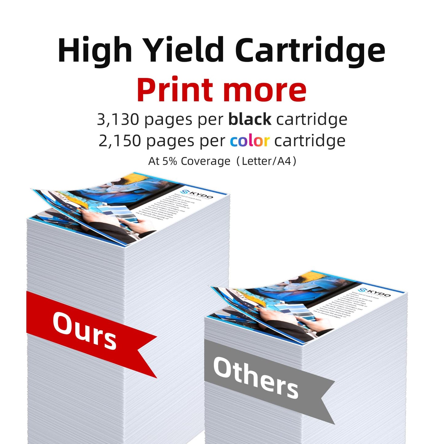 067H Toner Cartridge Replacement for Canon 067H 067 CRG-067 Work with Canon imageCLASS LBP632Cdw LBP633Cdw MF653Cdw MF654Cdw MF656Cdw Printer Toner (4 Pack)