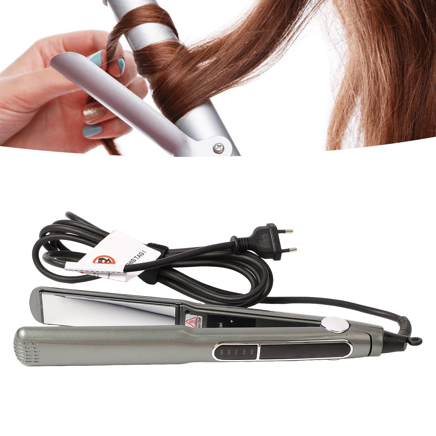 Hair Straightener, Hair Curling Straightener 220v Protection Multigear EU Plug for Salon