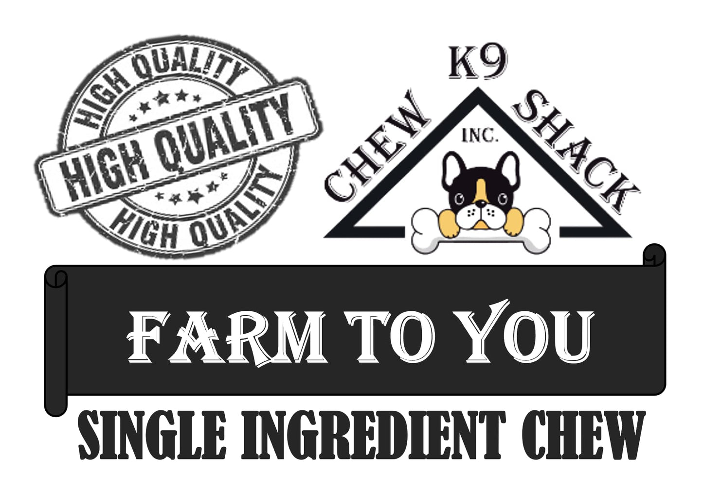 Beef Collagen Sticks for Dogs – 6” Inch Jumbo 10 Pack – Long Lasting Chews for All Breeds – Single Ingredient Chew - Bully Stick Alternative - Rawhide Free –– Hip & Joint Health!