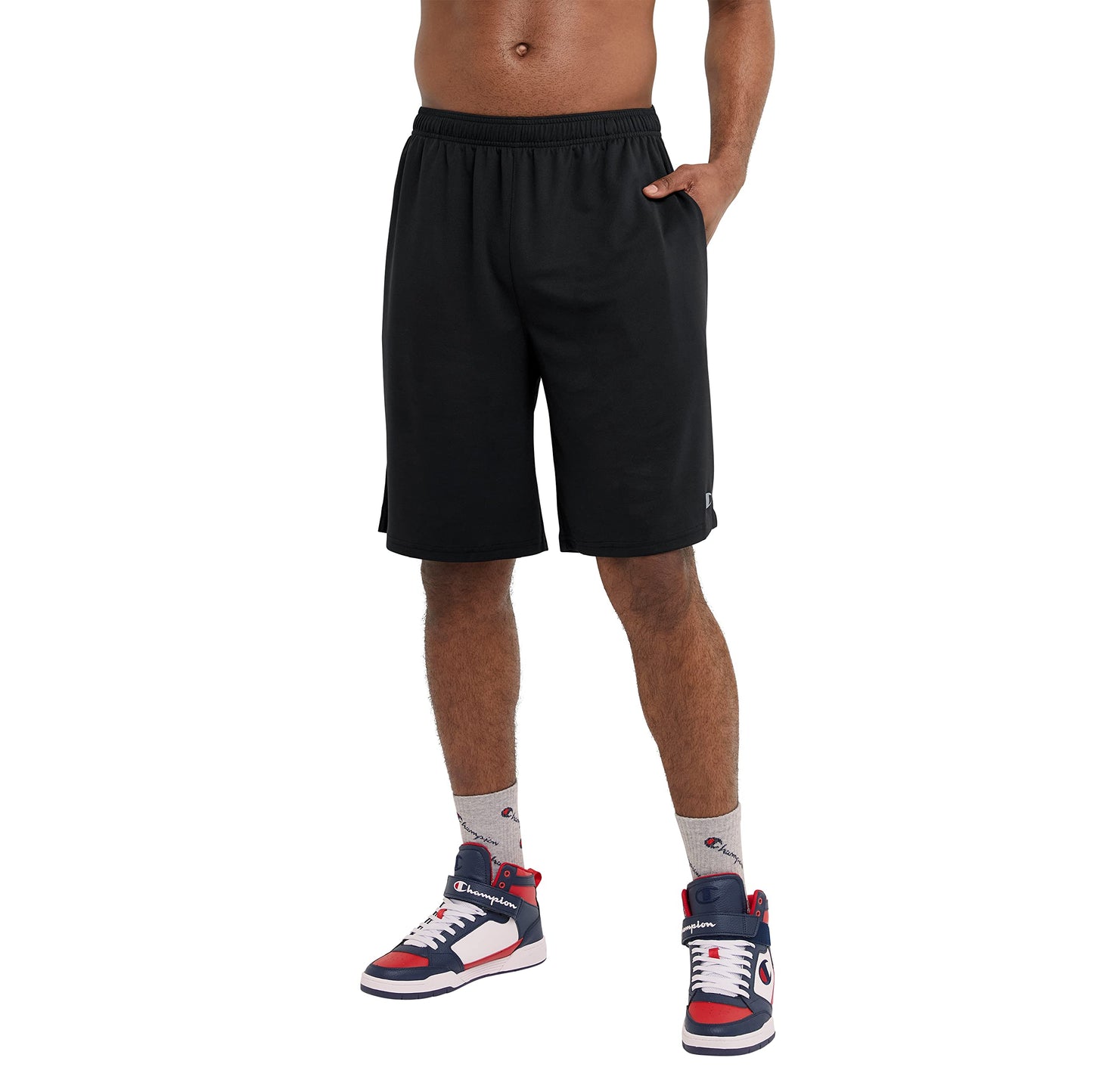 Champion Men's Core Training Short 10-Inch, Black, Large
