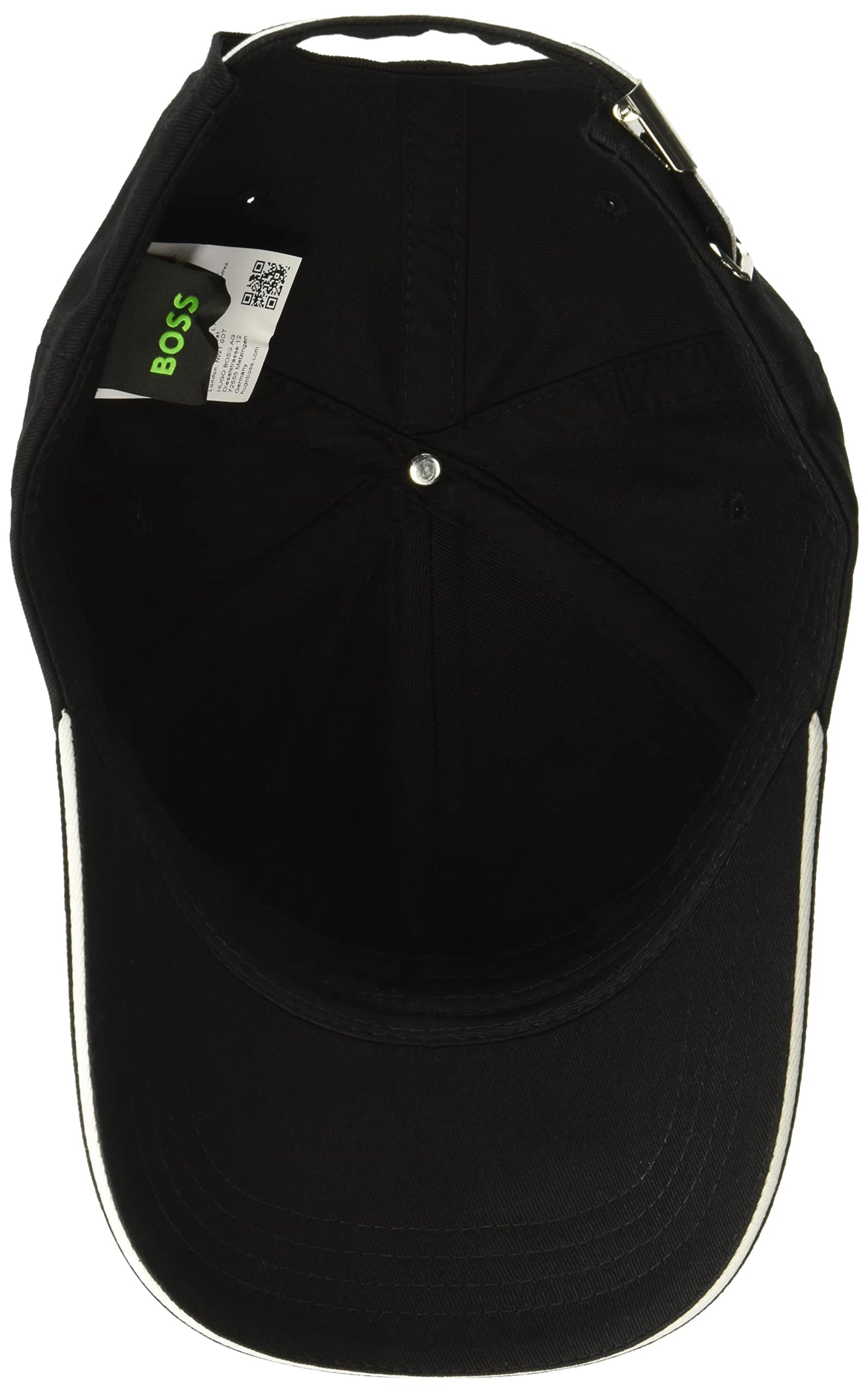 BOSS Men's Classic Baseball Cap, Black Coal, One Size
