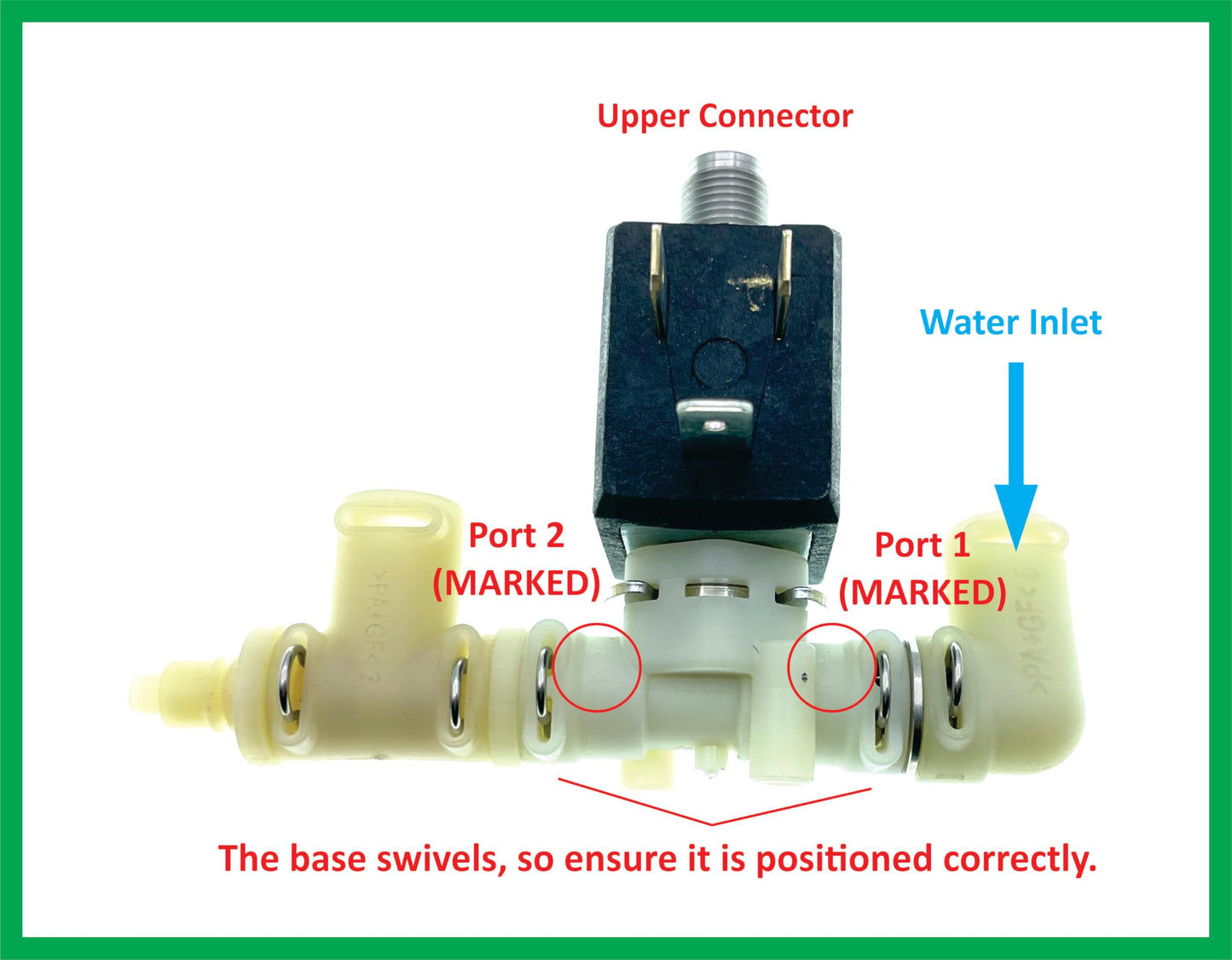 MacMaxe 3/2 Way Solenoid Valve – CEME V397VN25PR44 – 110-120V 60Hz – Replacement for Breville Espresso Machines