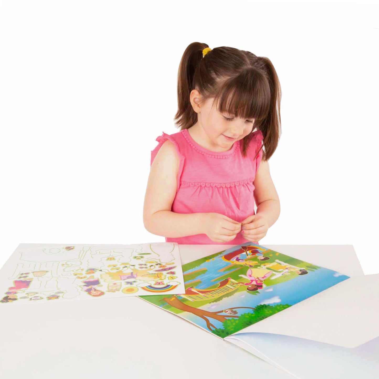 Melissa & Doug Reusable Sticker Pads Set: Fairies, Princess Castle, Play House, Dress-Up - 680+ Stickers