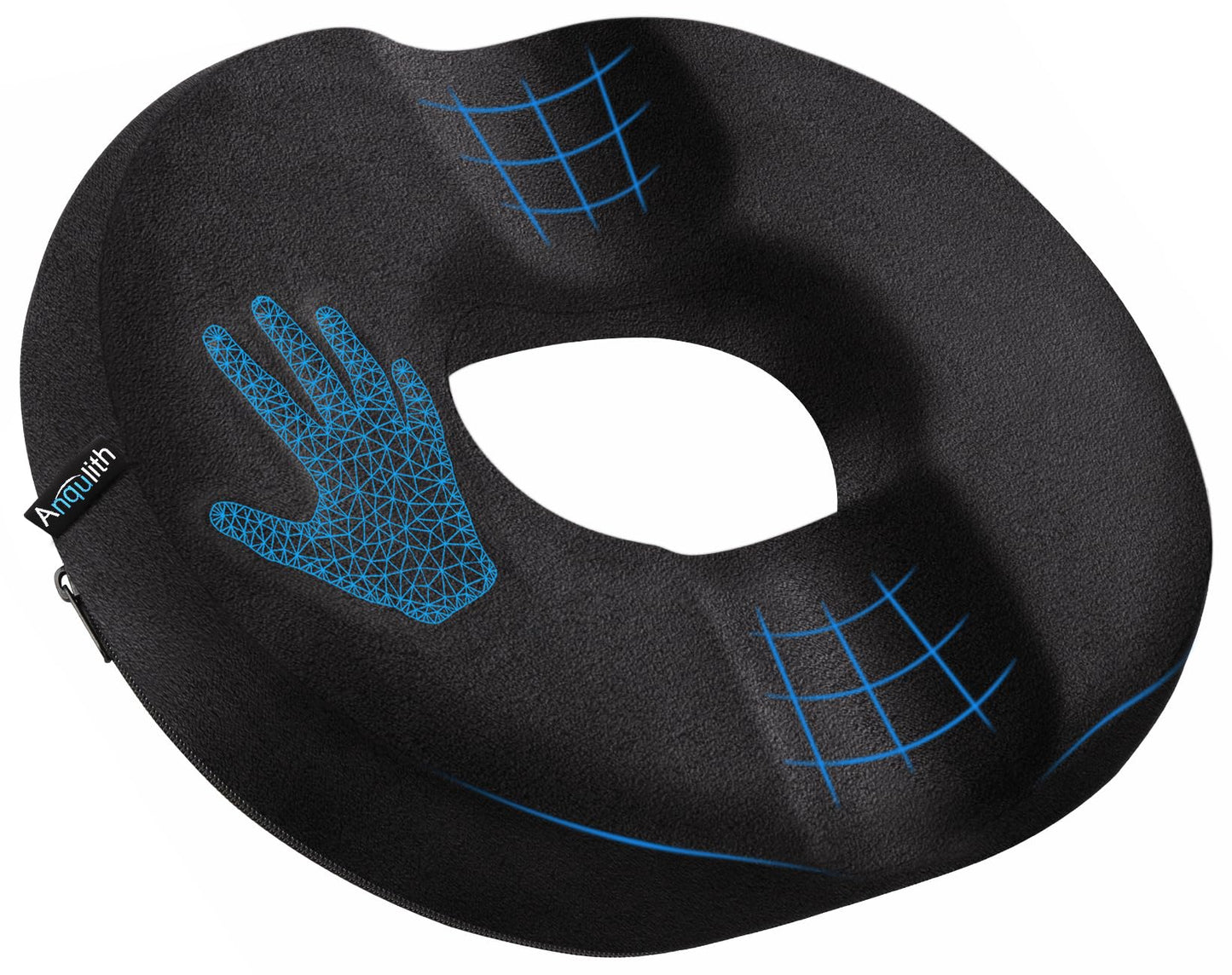 Donut Pillow, Donut Cushion for Tailbone Pain Relief and Hemorrhoids, Donut Seat Cushion for Coccyx, Sciatica, Surgery and Postpartum, Hemorrhoid Pillow for Long Sitting Office Workers, Car Drivers