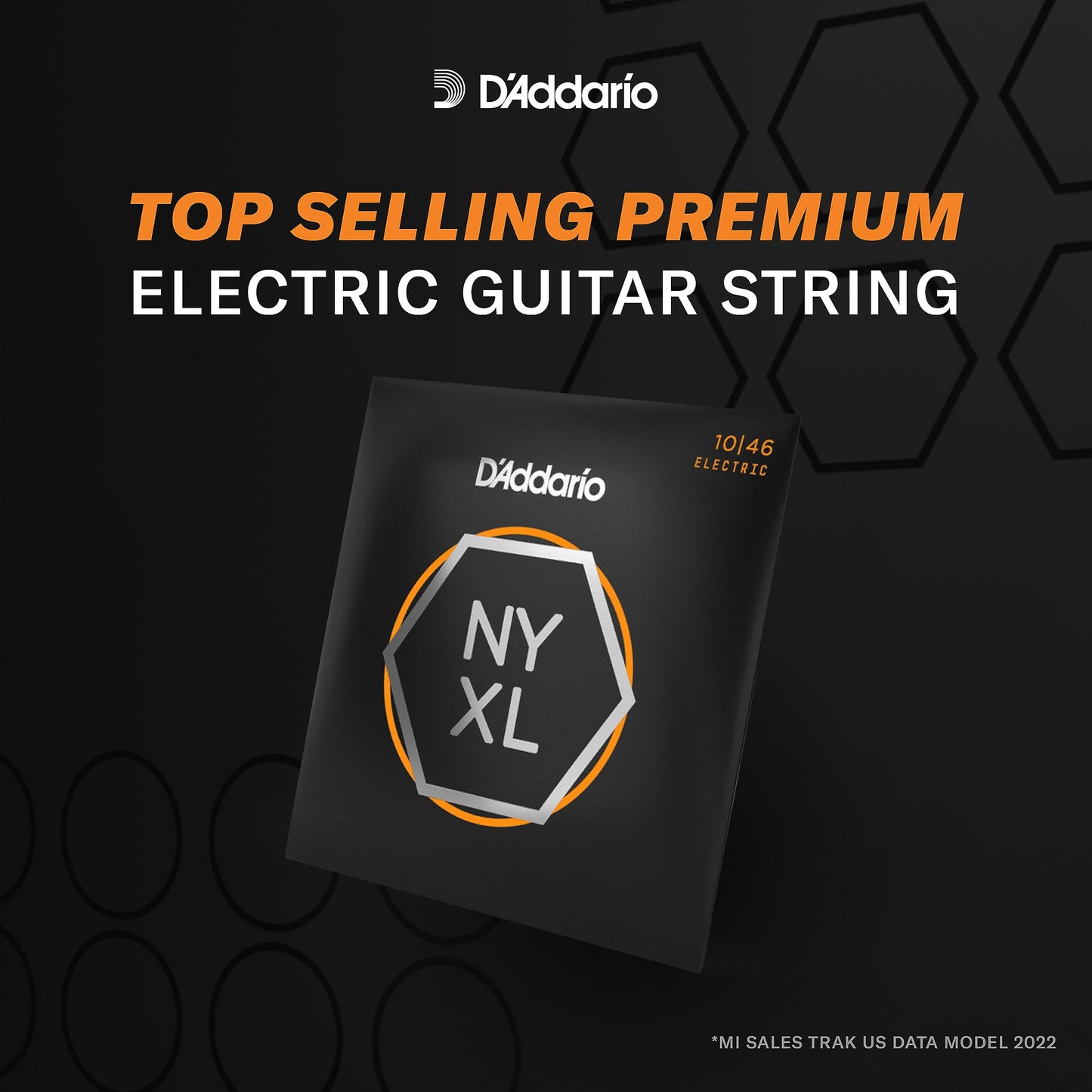 D'Addario NYXL1138PS Nickel Wound Pedal Steel Guitar Strings, Regular Light, 11-38
