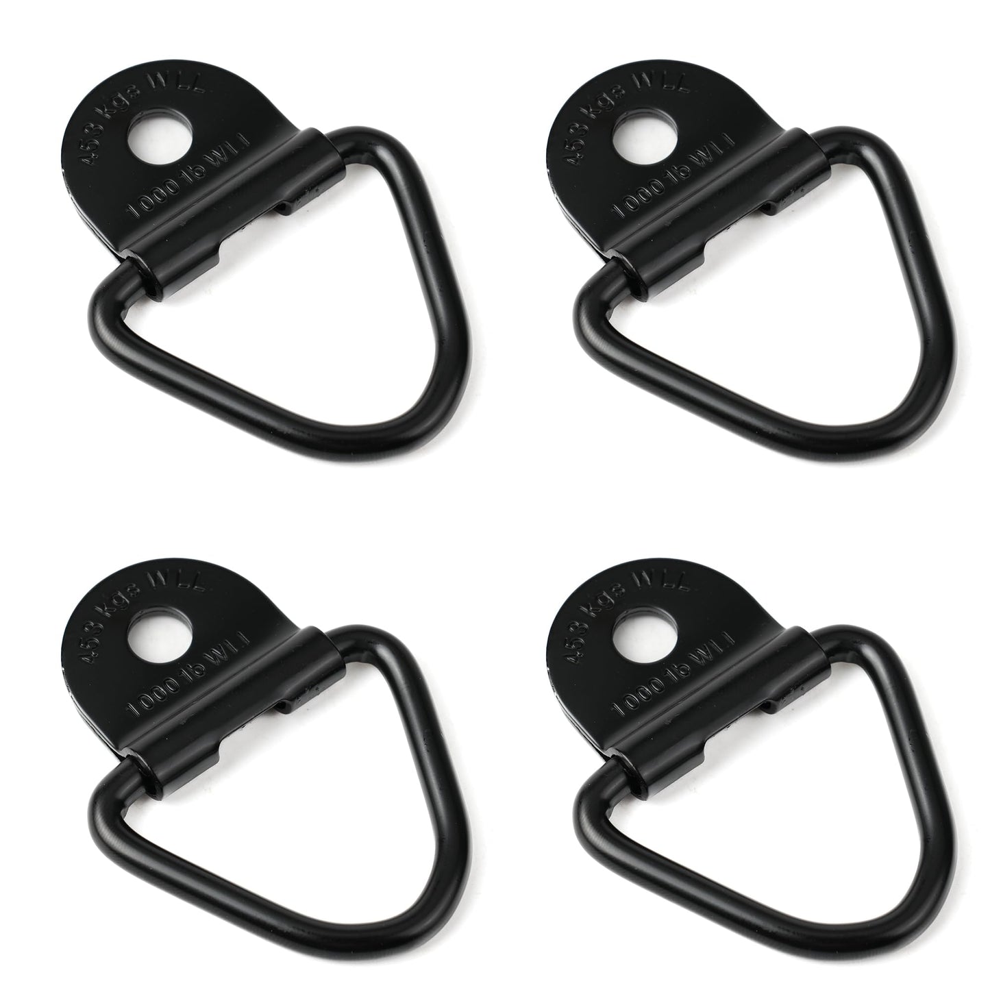 Camotokiit 4 Set Truck Bed Rail Bolts Nuts Cargo D-Rings Tie Down Mount Kit Fits Nissan Frontier Titan W/Utili Track Bed Rail System