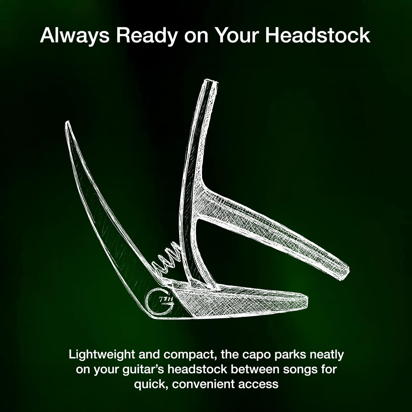G7th Nashville Capo, black, 6 string