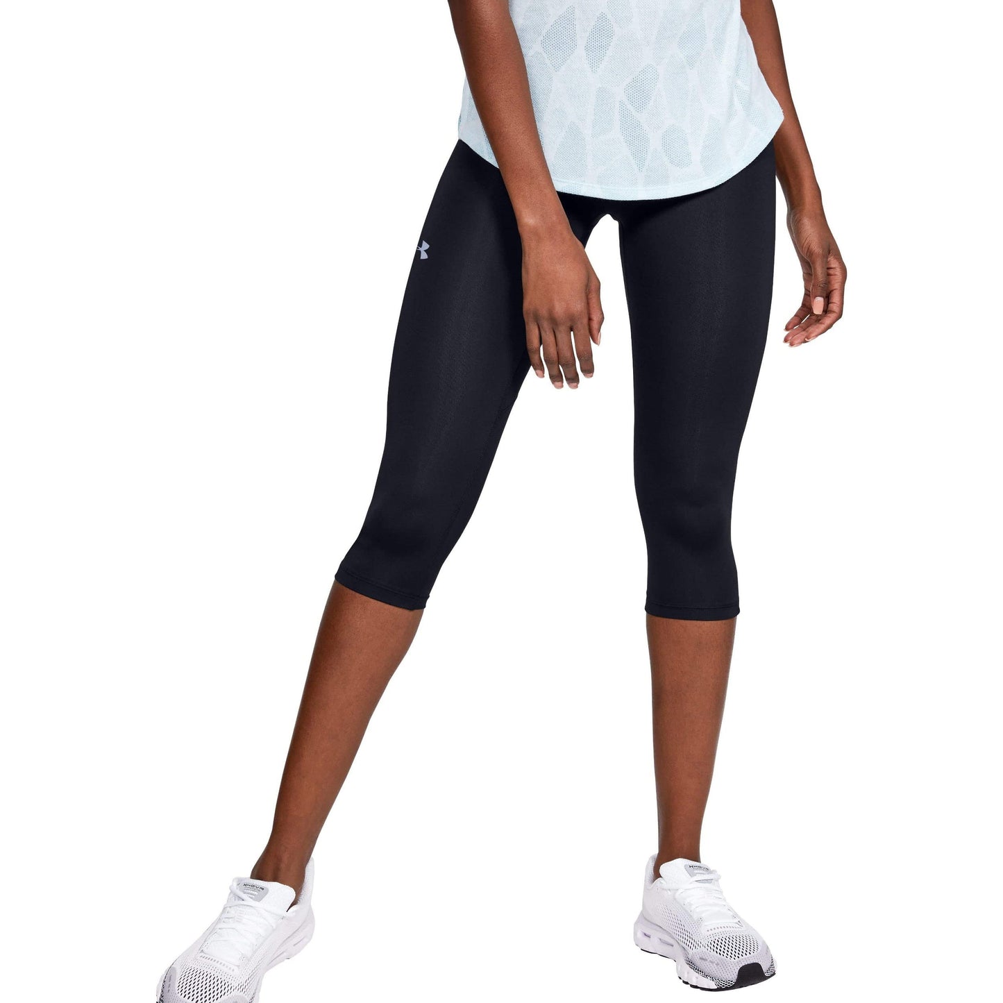 Under Armour Women's Fly Fast 2.0 Running Capri, Black/Black, Small
