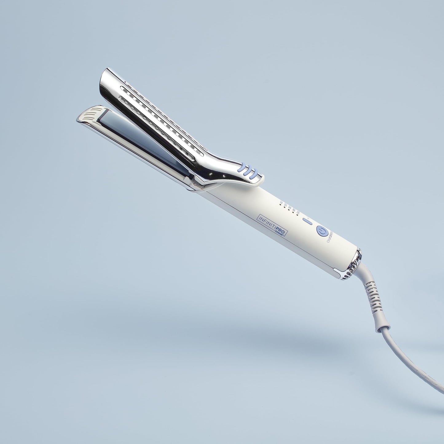 Conair Cool Air Styler Luxe 2 In 1 Curl & Straighten Styler With 4 Heat Settings, Quick 30 Seconds Heat Up + Automatic Safety Shut off, Dual Voltage,Plates heat up to 400°F