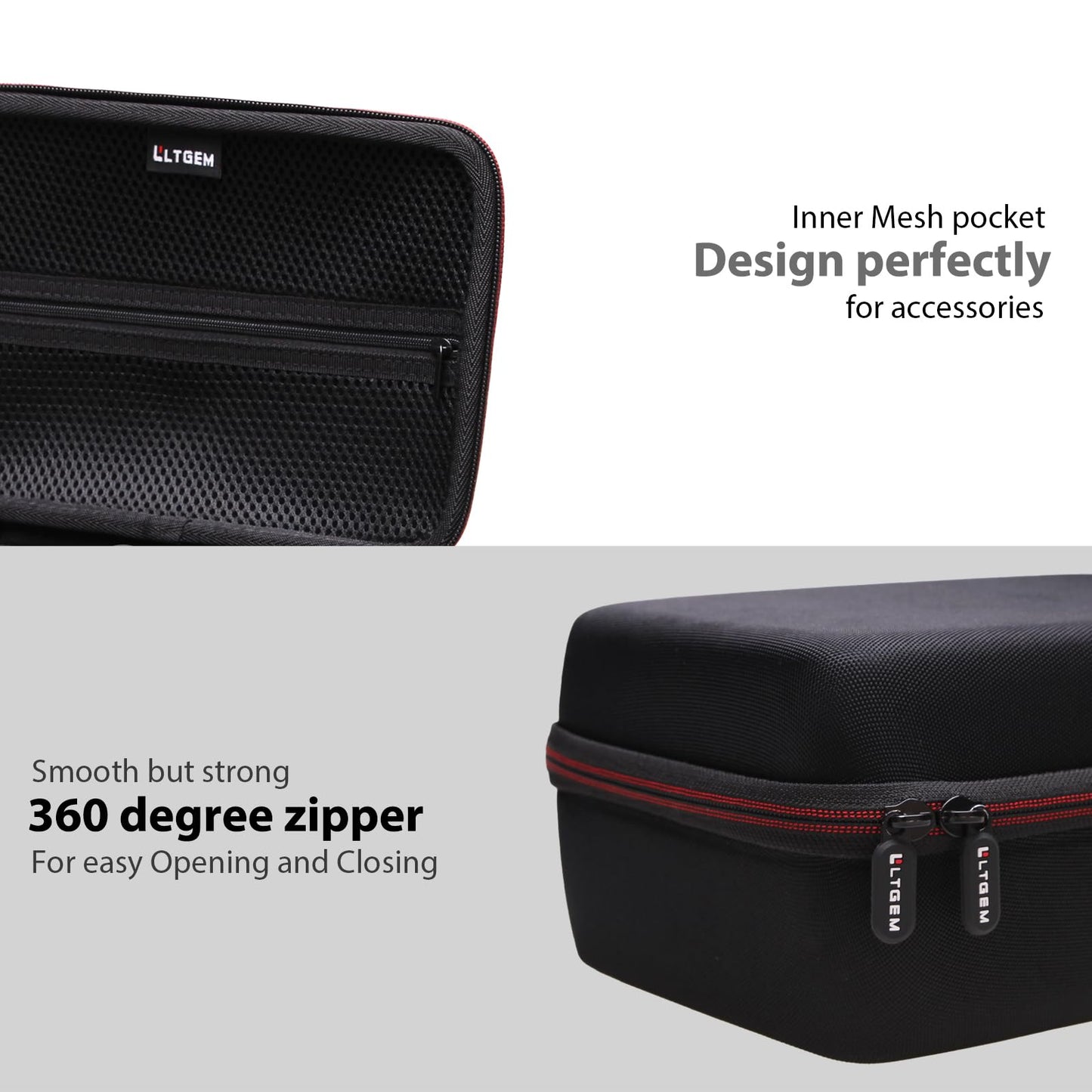 LTGEM Case Compatible with Shure SM7B / MV7+ / MV7X / MX7I / MV7 Microphone(Case Only)
