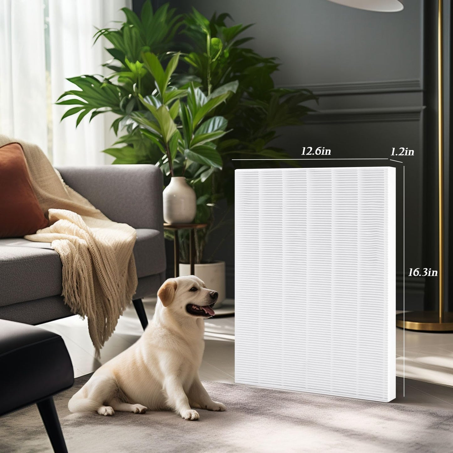115115 Size 21 Replacement Filter A Compatible with Winix C535 C909, PlasmaWave 5300,6300,5300-2,6300-2, P300 AM90 Air Purifier - True HEPA Filter Only 3 Pack