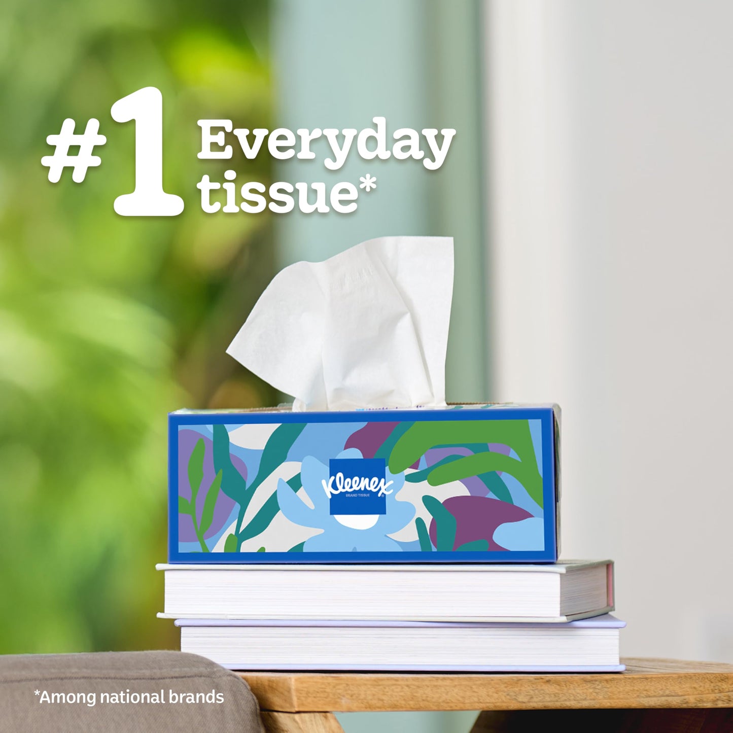 Kleenex Trusted Care Facial Tissues, 8 Flat Boxes, 200 Tissues per Box, 2-Ply, Packaging May Vary