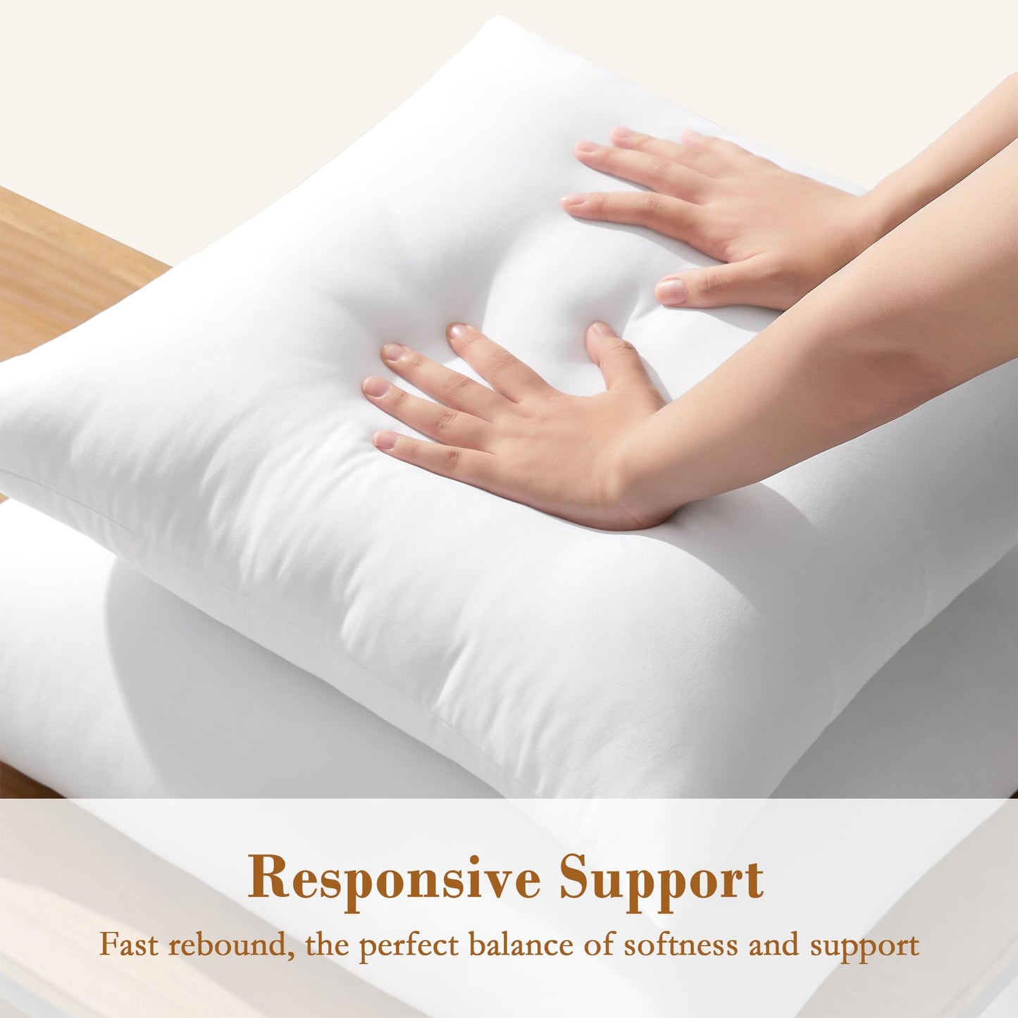 puredown® 12x20 Pillow Inserts 2 Pack Soft Fluffy Lumbar Throw Pillows for Couch Sofa and Bed Rectangle Decorative Cushion Inserts for Home Decor