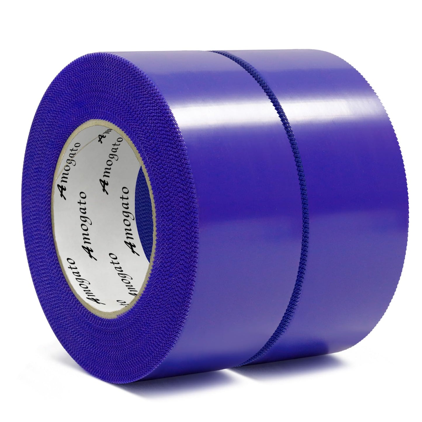 AMOGATO Blue Stucco Tape, 2 Inch x 60 Yards x 2 Roll, UV-Resistant Blue Stucco Tape, Waterproof Polyethylene Masking Tape for Home Renovation, Construction, Surface Protection, Tile Scratch Prevention
