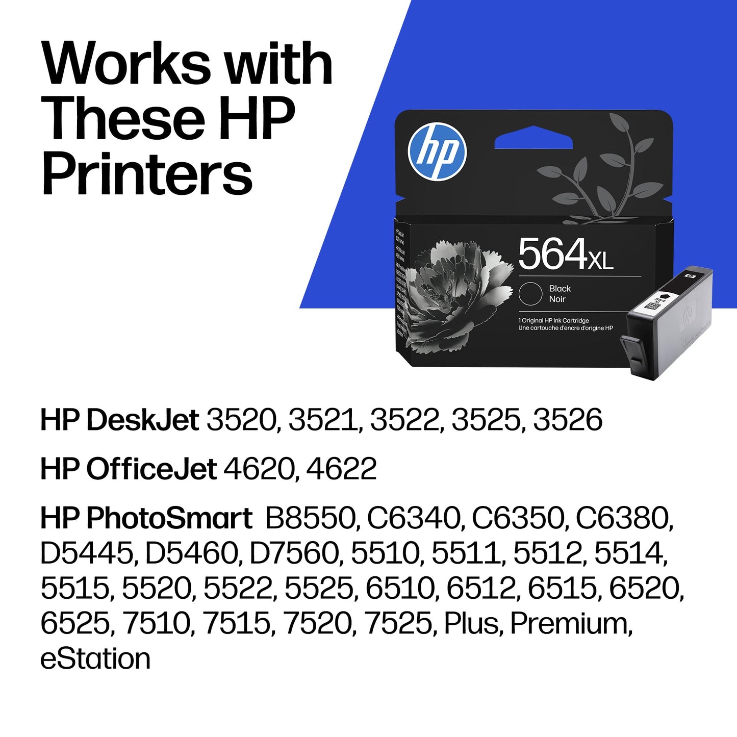 HP 564XL (CN684WN) Ink Cartridge (Black) In Retail packaging