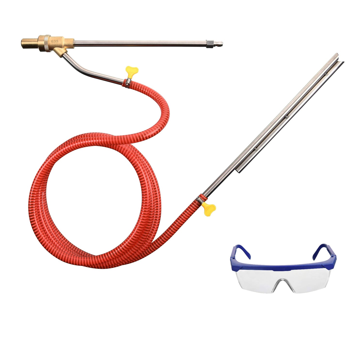 Tool Daily Pressure Washer Sandblasting Kit, Wet Sand Blaster Attachment, 5000 PSI, 1/4 Inch Quick Disconnect