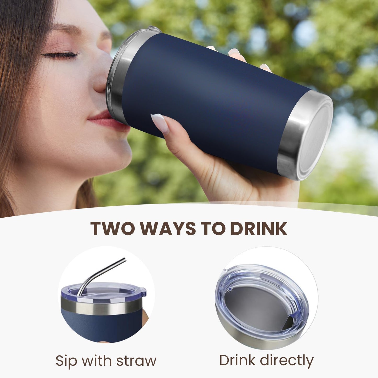 MEWAY 20oz Tumbler Double Wall Vacuum Insulated Travel Mug Bulk, Mix Color Stainless Steel Tumblers with Lid and Straw, Durable Powder Coated Coffee Cups for Cold & Hot Drinks