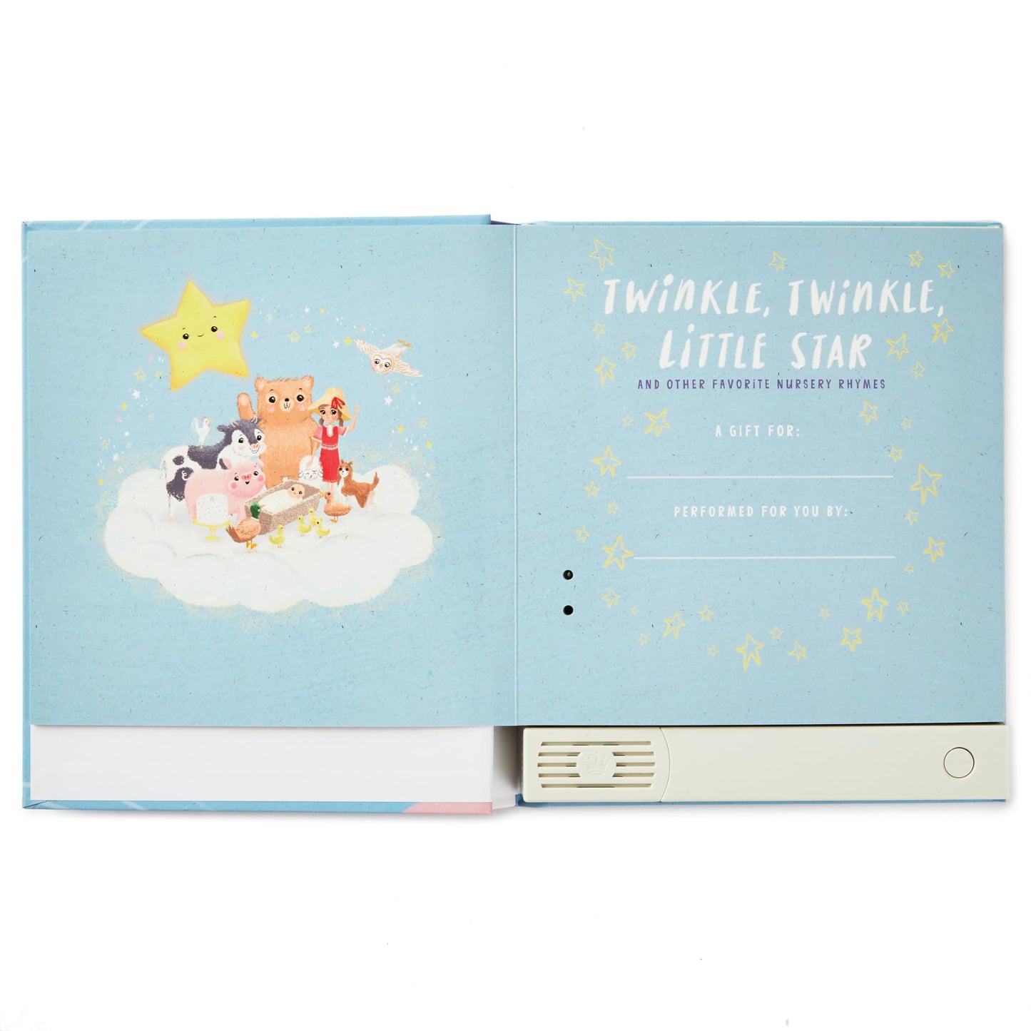 Hallmark Twinkle, Twinkle, Little Star and Other Favorite Nursery Rhymes Recordable Storybook