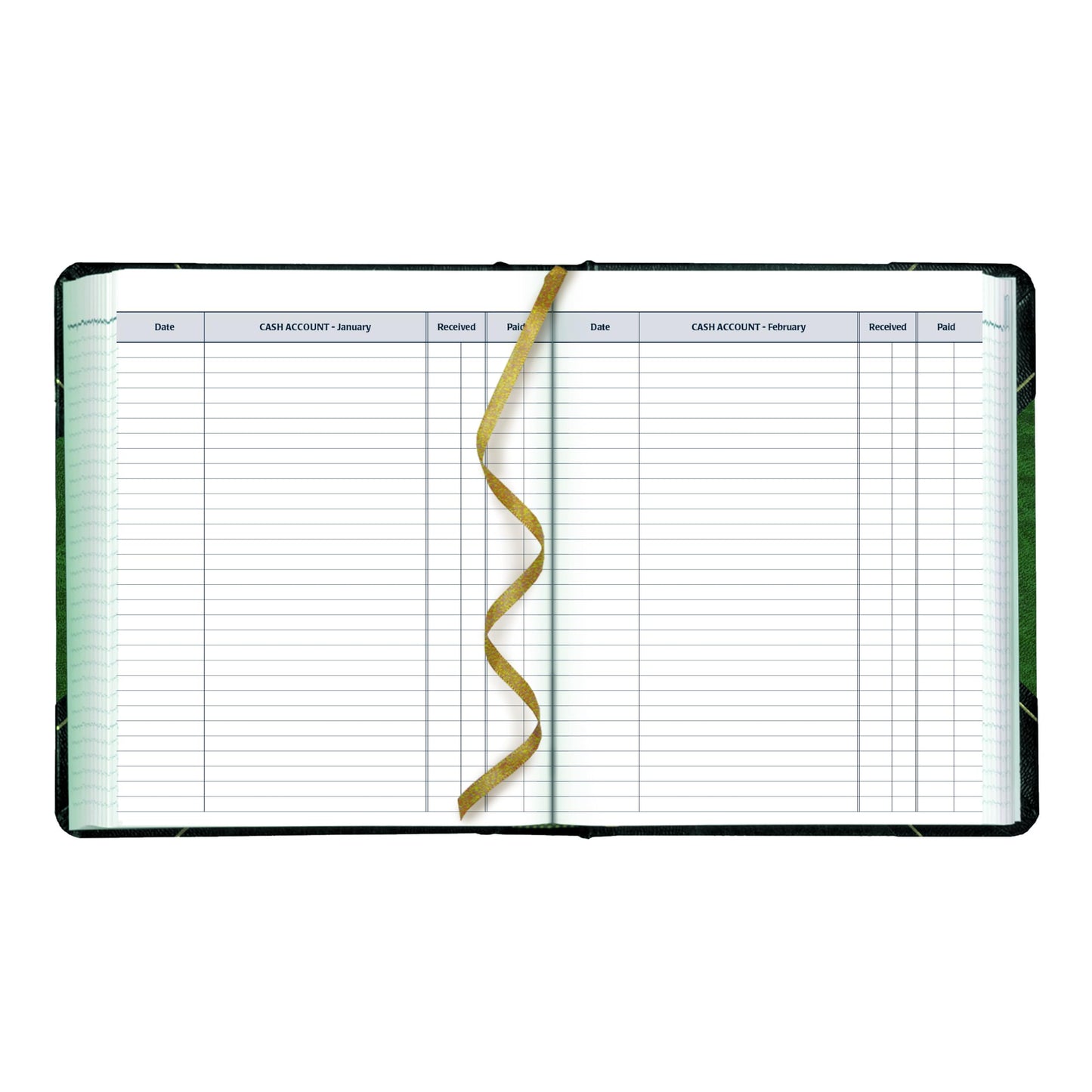 Brownline® 2026 Traditional Daily Planner, Appointment Book, 12 Months, January to December, Sewn Binding, 8.125" x 6.5625", Marble, Green, English (C517F-26)