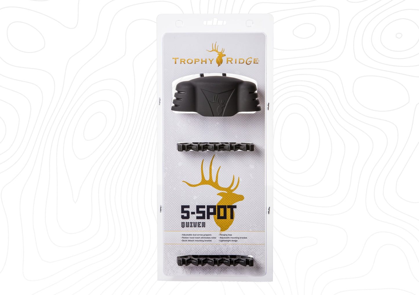 Trophy Ridge 5 Spot Quiver 5 Arrow, Black